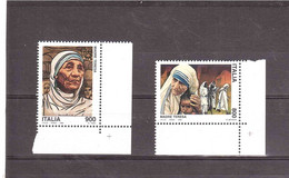 1998 MADRE TERESA 2 VALORI - Mère Teresa