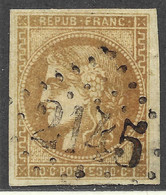 FRANCE Classique 1871: Le Y&T 43Bd, TB Obl. GC 2145 (Lyon), Forte Cote - 1870 Uitgave Van Bordeaux