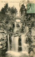 RENNES LA GRANDE CASCADE DU NOUVEAU JARDIN DE THABOR 1924 - Rennes