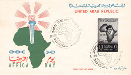 EGYPT - FDC 1961 PAN AFRICAN CONFERENCE / Q397 - Covers & Documents