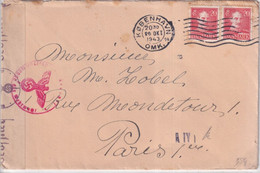 DANMARK -1943 - ENVELOPPE Avec CENSURE De COPENHAGUE => PARIS - Lettres & Documents