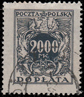 Pologne Taxe 1923. ~ T 50 - 2.000 M. Taxe - Taxe