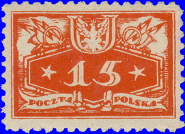 Pologne Service 1920. ~ S 4* - 15 F. Service - Oficiales