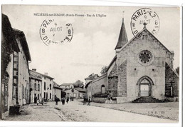 MEZIERES-SUR-ISSOIRE-  LA RUE DE L'EGLISE - Meziere Sur Issoire