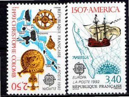 FRANCE 1992 - (**) - N° 2755 Et 2756 - EUROPA - (Lot De 2 Valeurs Différentes) - Unused Stamps