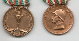 Iª GUERRA MONDIALE - MEDAGLIA AL MERITO DI GUERRA - CONIATA NEL BRONZO NEMICO - Italien