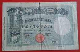 Cinquanta Lire -14/08/1943 - 50 Liras