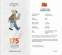 INDIA 2013 THE TIMES OF INDIA- 175 YEARS--  Official Information Brochure - Unclassified