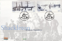 Eire 2004, Shackleton, Plane, Ship, 4val In FDC - Covers & Documents