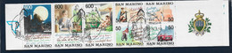 95722) SAN MARINO-LOTTO FRANCOBOLLI - Attrattive Turistiche Di San Marino - 26 Marzo 1992 Libretto-SERIE COMPLETE- USATE - Gebruikt