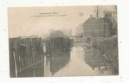 Cp , 92 ,  VILLENEUVE LA GARENNE , Inondations ,1910,  Rue Des AUGUSTINS ,vierge - Villeneuve La Garenne