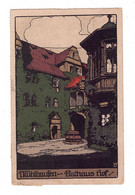 0-5700 MÜHLHAUSEN, Steindruck, Rathaus Hof, 1923 - Muehlhausen