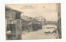 Cp , 92 ,  VILLENEUVE LA GARENNE , Inondations ,1910,  Aspect De La Maison Du 4 De La Rue CHAILLON , Vierge - Villeneuve La Garenne