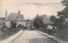 Azay-le-Rideau      37         Le Pont, Rue Nationale Et Entrée Du Bourg  N°34     (voir Scan) - Azay-le-Rideau