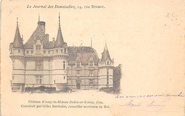 Azay-le-Rideau      37         Le  Château Construit Par Gilles Berthelot     (voir Scan) - Azay-le-Rideau