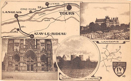 Azay-le-Rideau      37         Les Bords De La Loire     N° IV Bis      (voir Scan) - Azay-le-Rideau
