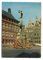 Belgique --ANTWERPEN--ANVERS--1952--Grote Markt En Brabo Fontein..timbre...cachet Temporaire.........à Saisir - Antwerpen
