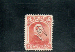NEWFOUNDLAND 1868-73 O - 1865-1902