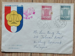TaiWan 1965 Justic FDC Mail To Malaysia - Briefe U. Dokumente