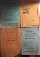 Lotto Di 4 Riviste Terapeutiche 1934 - Libri Antichi