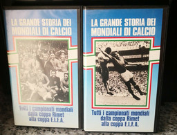 La Grande Storia Dei Mondiali Di Calcio 1 , 2 Vhs - Anni 70 Univideo -F - Sammlungen