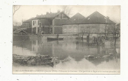 Cp , 92 ,  VILLENEUVE LA GARENNE , La Crue De La Seine ,1910, Une Partie De La Digue Et Les Maisons écroulées ,vierge - Villeneuve La Garenne