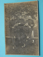 Militairen / Soldatern ( Familie VANROBAEYS ) Zie Detail Foto's ( 4 Stuks ) Regio West Vlaanderen ! - War, Military