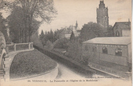 27 - VERNEUIL - La Passerelle Et L' Eglise De La Madeleine - Verneuil-sur-Avre