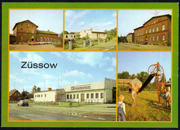 F3438 - TOP Züssow Bahnhof Post Konsum Kindergarten - Bild Und Heimat Reichenbach - Greifswald
