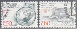 UNITED NATIONS--GENEVA   SCOTT NO. 146-47  USED  YEAR  1986 - Usados