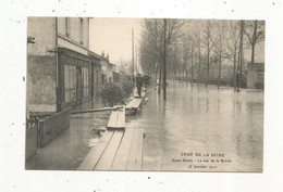 Cp, 93 , SAINT DENIS ,crue De La Seine ,la Rue De La BRICHE ,1910,vierge - Saint Denis