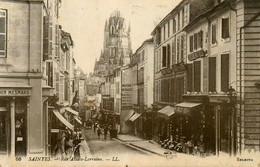 Saintes * Rue Alsace Lorraine * Epicerie Nouvelle * Commerces Magasins * Au Dos Cachet Hôpital Complementaire Militaire - Saintes