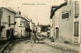 Montmoreau * Rue De La Gare * Restaurant Du Midi CHATELIER - Andere & Zonder Classificatie