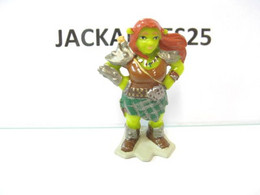 KINDER SHREK 4 MPG DE 266 CHEVEUX ROUGE MEDAILLON VERT  2010  + BPZ - Familles