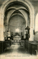 St Laurent De Céris * Intérieur De L'église Du Village - Autres & Non Classés