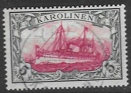 Karolinen VFU 600 Euros Yap 2.12.1907 Cancel - Islas Carolinas