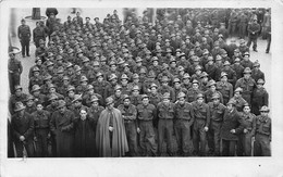 2315" FOTO-COMPAGNIA 4°REGIMENTO ALPINI CON COMANDANTE  E CAPPELLANO" MISURE(9.00X14.00) - War, Military