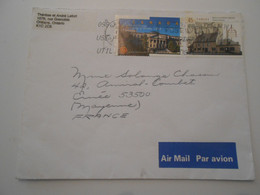 Canada , Lettre De Orleans 1998 Pour Mayenne - Storia Postale