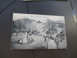 CPA 07 Ardèche Aubenas Champ De Mars Et Statue J.Mathon - Aubenas