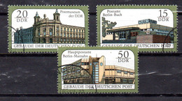 (DDR-BM1) DDR "Gebäude Der Deutschen Post" Mi 3145/47 Sauber Gestempelt - Used Stamps