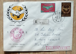 TaiWan 1965 Cooperation FDC Mail To Malaysia - Storia Postale