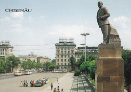 Delcampe - Moldova - Postcard Unused -  Chisinau -  Monument To V.I.Lenin In Victory Square - Moldawien (Moldova)