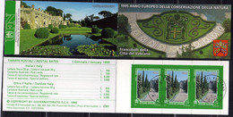 CITTÀ DEL VATICANO VATICAN VATIKAN 1995CONSERVAZIONE DELLA NATURA NATURE CONSERVATION LIBRETTO BOOKLET CARNET USATO USED - Markenheftchen