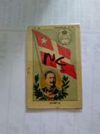 Samoa.Deutsche Samoa.RR.cromos No Postcard.silk.seide.flag.cig.card.el Perú.flag.king.silver Coin.map.better Condition. - Samoa