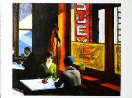 ► EDWARD HOPPER - Chop Suey 1929   Chinese Restaurant  Frequenting In Columbus Circle NYC - Cafés, Hôtels & Restaurants