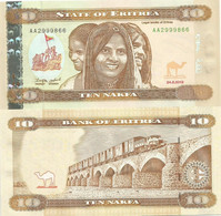 Eritrea 10 Nakfa 2012. UNC - Erythrée