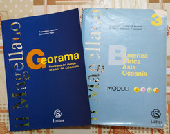 Il Magellano (A - B) Con Georama 2 Volumi	 Di Cassone E Volpi,  2001,  Lattes-F - Geschichte, Philosophie, Geographie