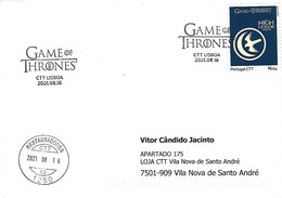 PORTUGAL - Auto-adhesive My Stamp (meuselo), N20g - GAME OF THRONES (Commemorative Postmark) - Covers & Documents