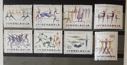 Jugoslavia Raduno Federale Dei Partigiani 1959, Usati E II Gymnaestrada 1957, Nuovi - Lotto Di Due Serie - Other & Unclassified