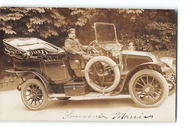 CPA Carte Photo Un Taxi - Taxi & Fiacre